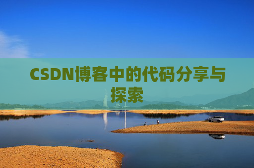 CSDN博客中的代码分享与探索